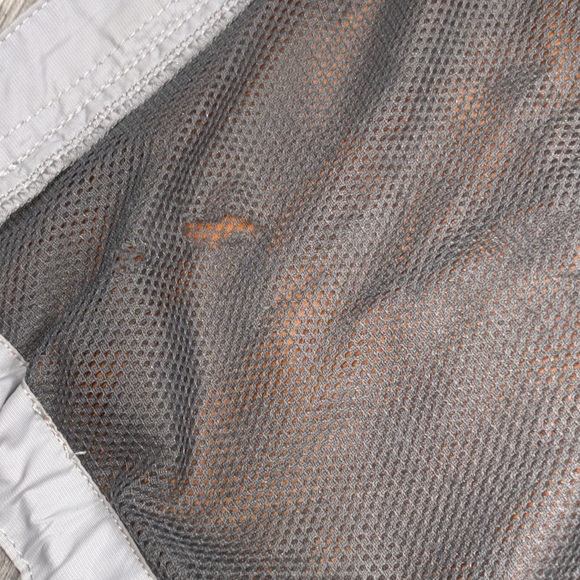THE NORTH FACE Full Zip Up Mock Neck Orange & Gray Rain Jacket - Picture 8 of 9